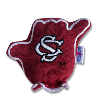 South Carolina Spurs Up FanMitts Baby Mittens Red Back