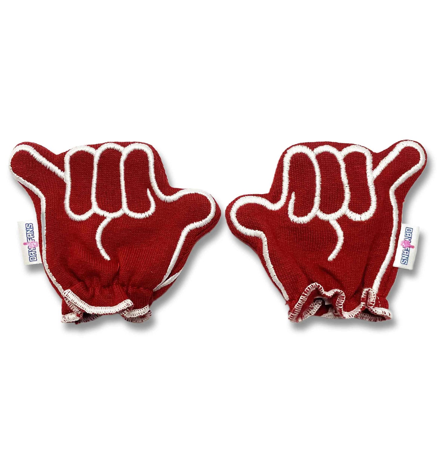 South Carolina Spurs Up FanMitts Baby Mittens Red Back Pair