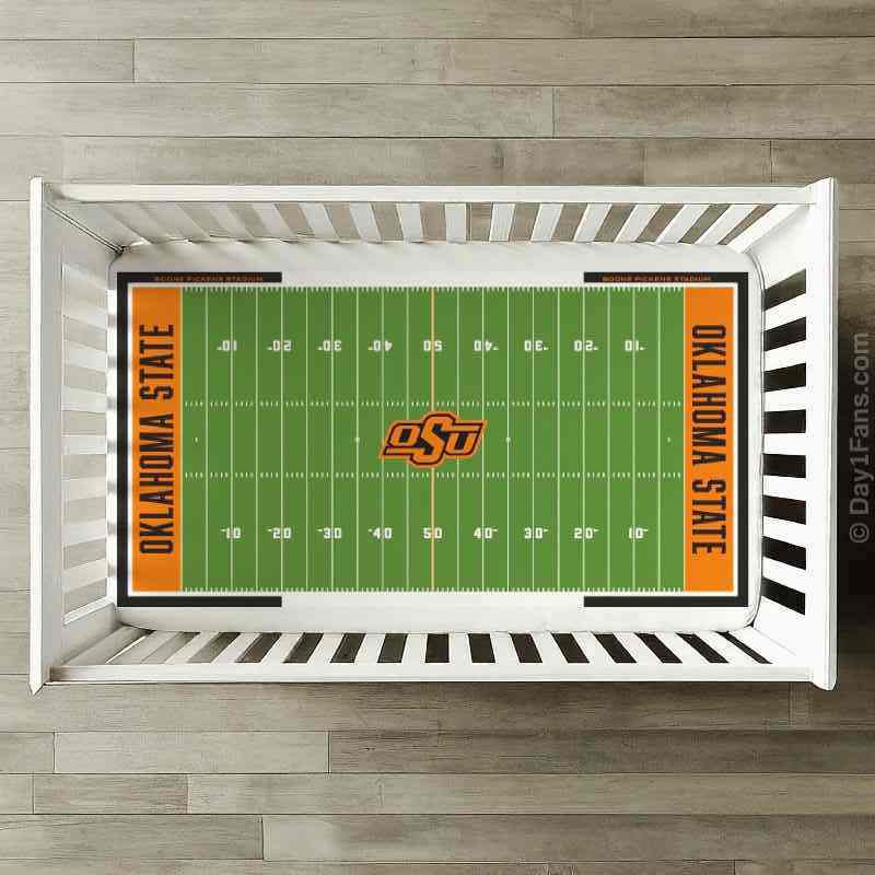 Oklahoma State Cowboys StadiumSheets™ Crib Sheets