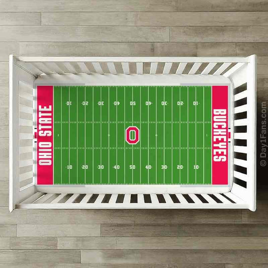 Ohio State Buckeyes StadiumSheets™ Crib Sheets