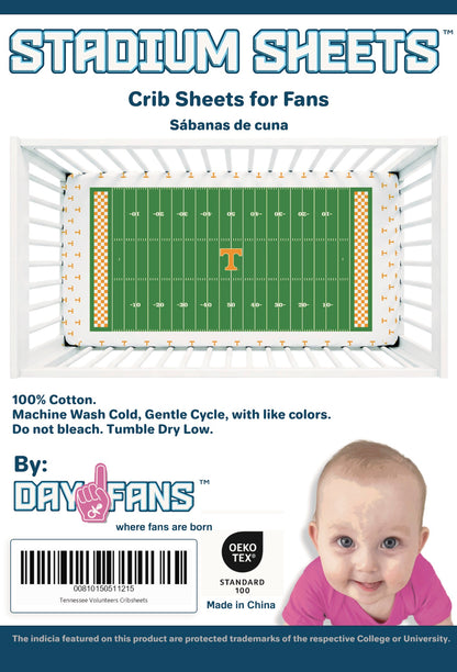 Tennessee Volunteers StadiumSheets™ Crib Sheets