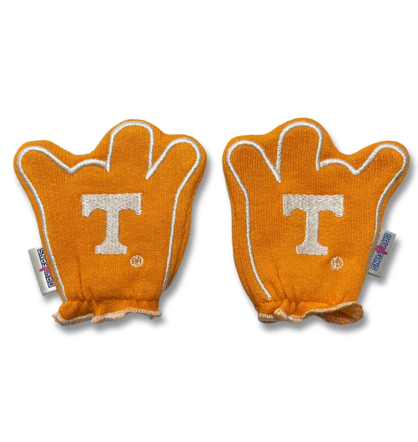 Tennessee Go Vols FanMitts Baby Mittens Orange Back Pair