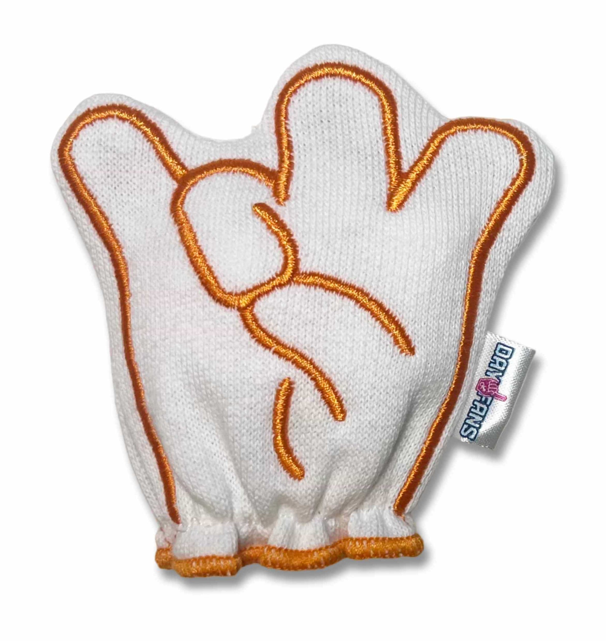 Tennessee Go Vols FanMitts Baby Mittens White Front