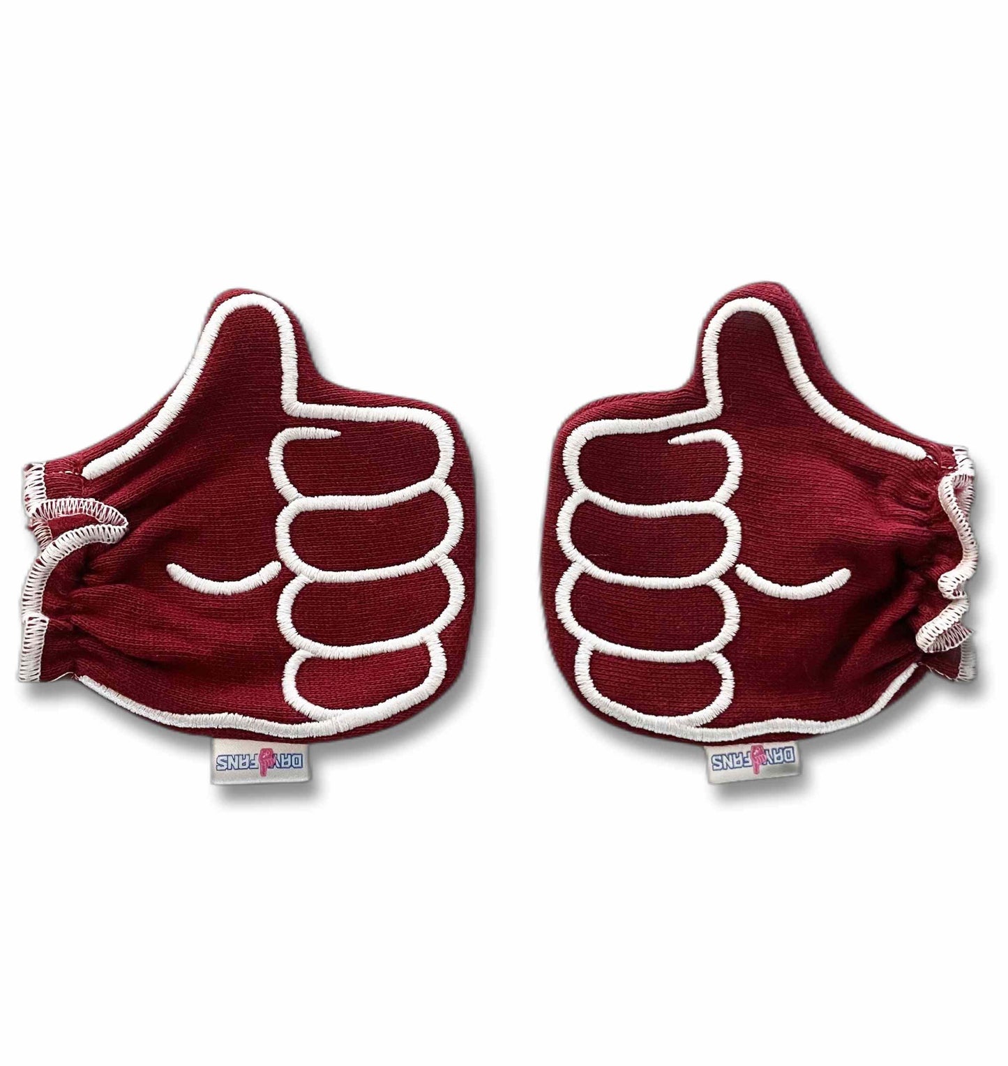 Texas A&M Gig Em FanMitts Baby Mittens Maroon Front Pair