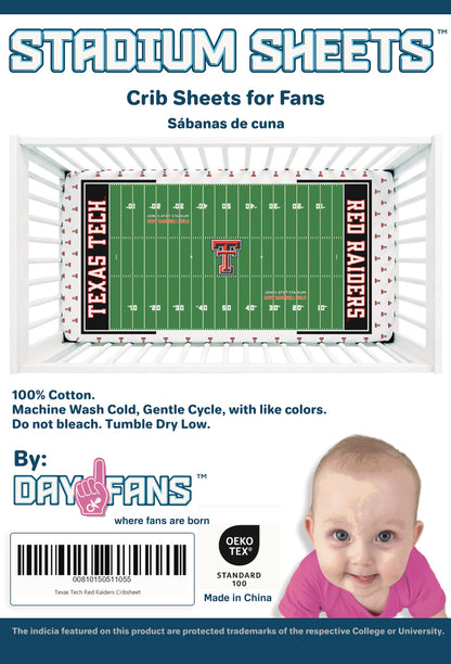 Texas Tech Red Raiders StadiumSheets™ Crib Sheets