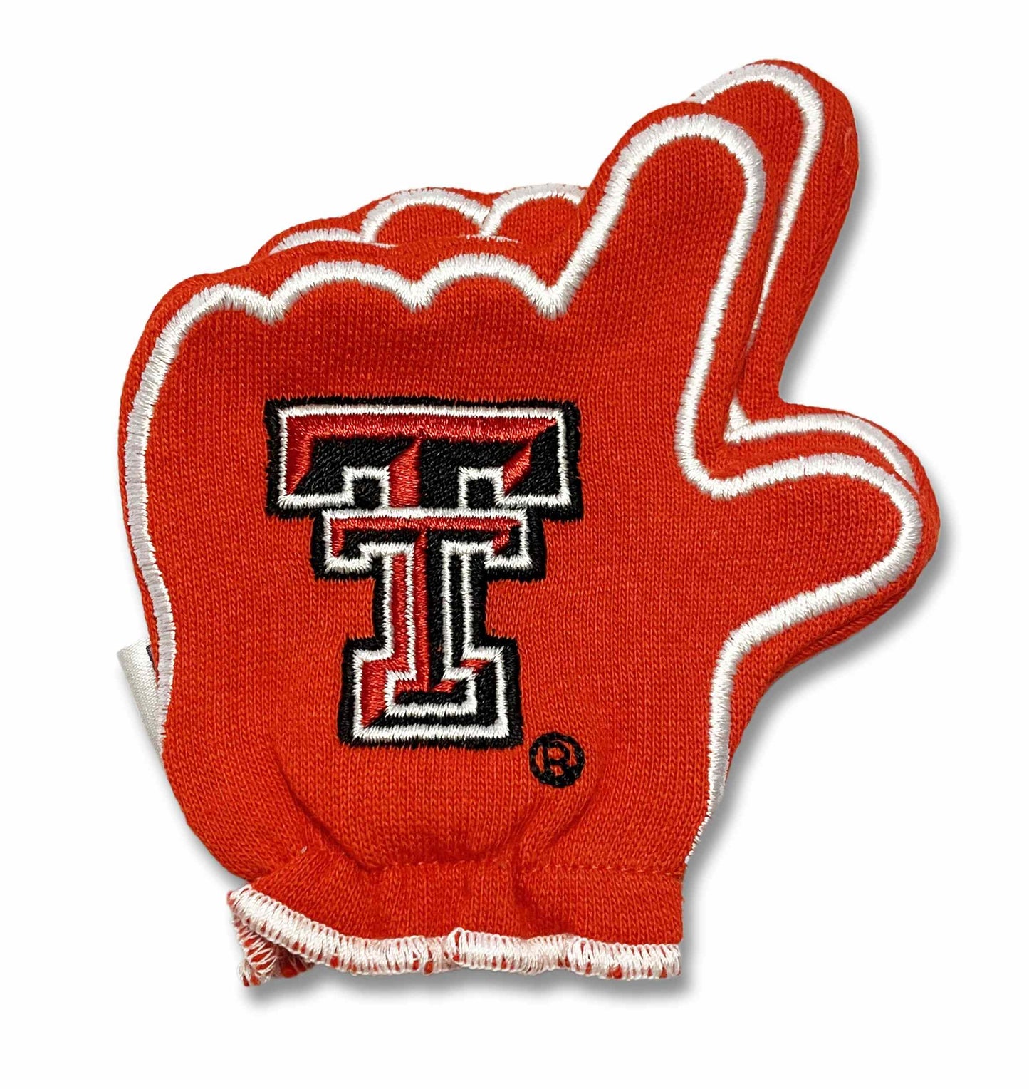 Texas Tech Wreck Em FanMitts Baby Mittens Red Back Pair Stacked