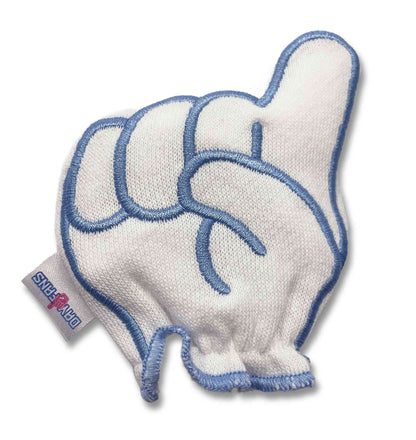 North Carolina Go Heels FanMitts Baby Mittens White Front