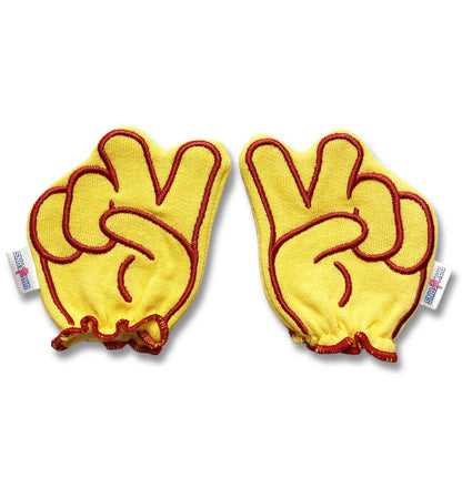 USC Fight On FanMitts Baby Mittens Gold Front Pair