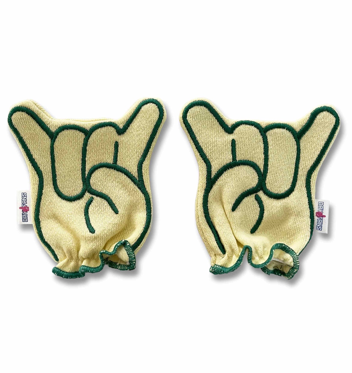 USF Go Bulls FanMitts Baby Mittens Gold Front Pair