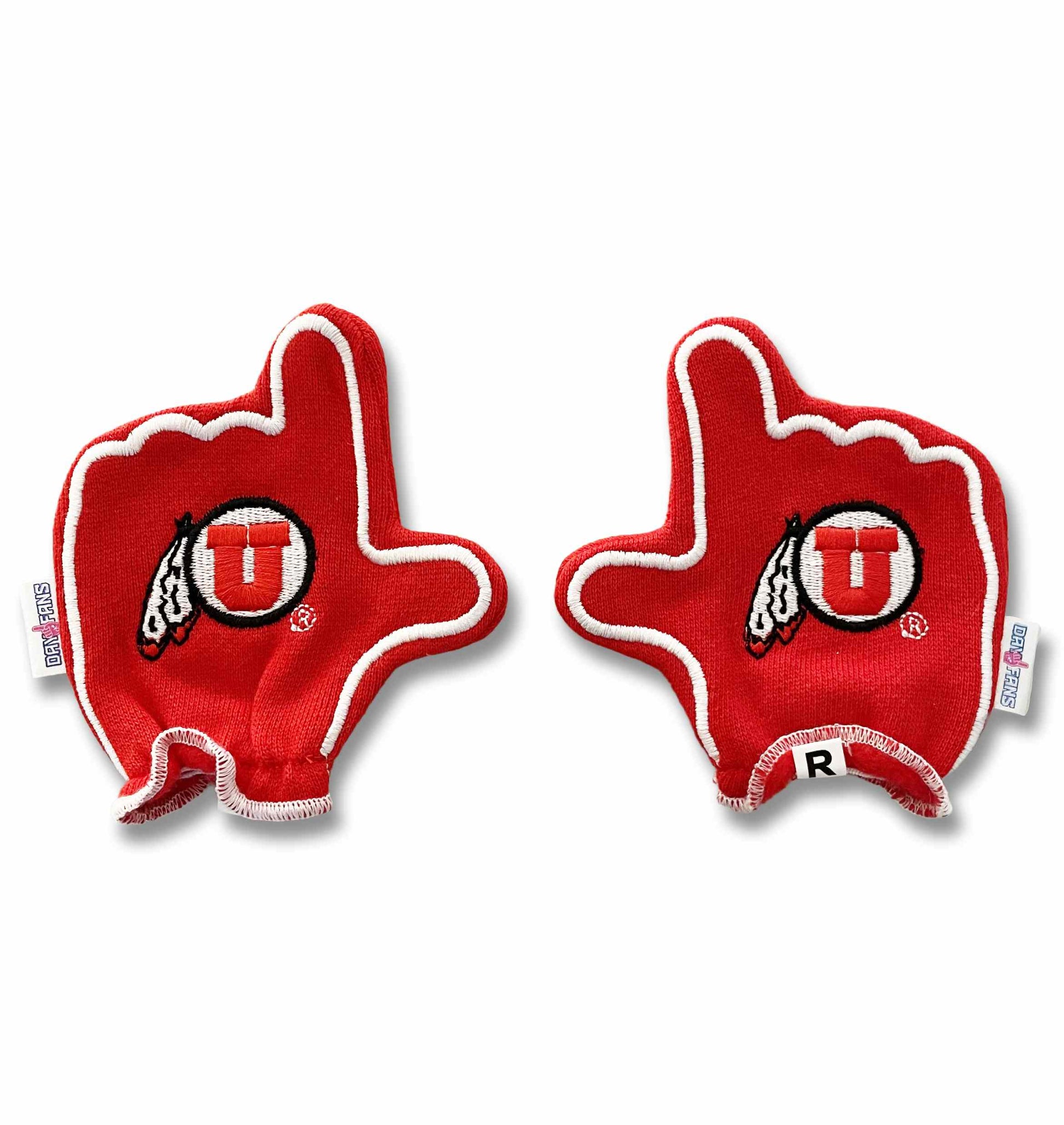 Utah Go Utes FanMitts Baby Mittens Red Back Pair