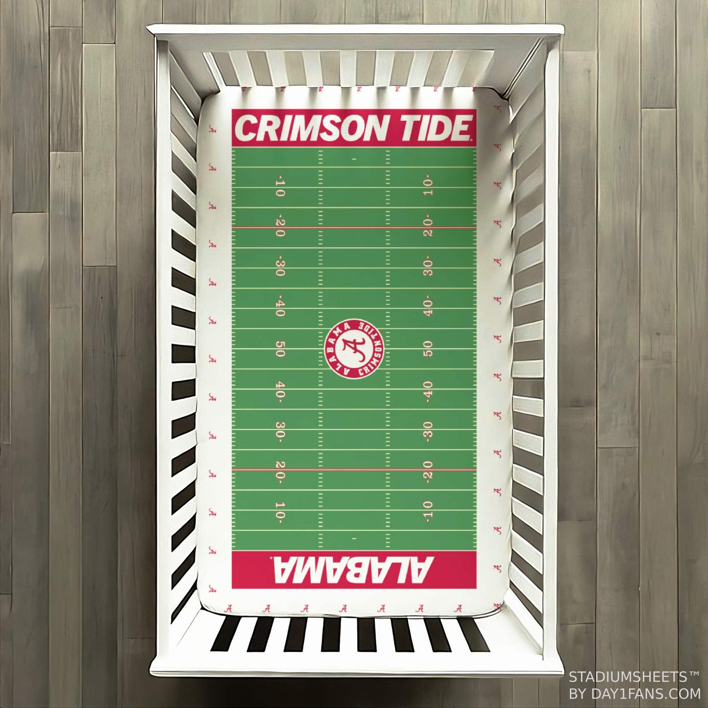 Alabama Crimson Tide StadiumSheets™ Crib Sheets