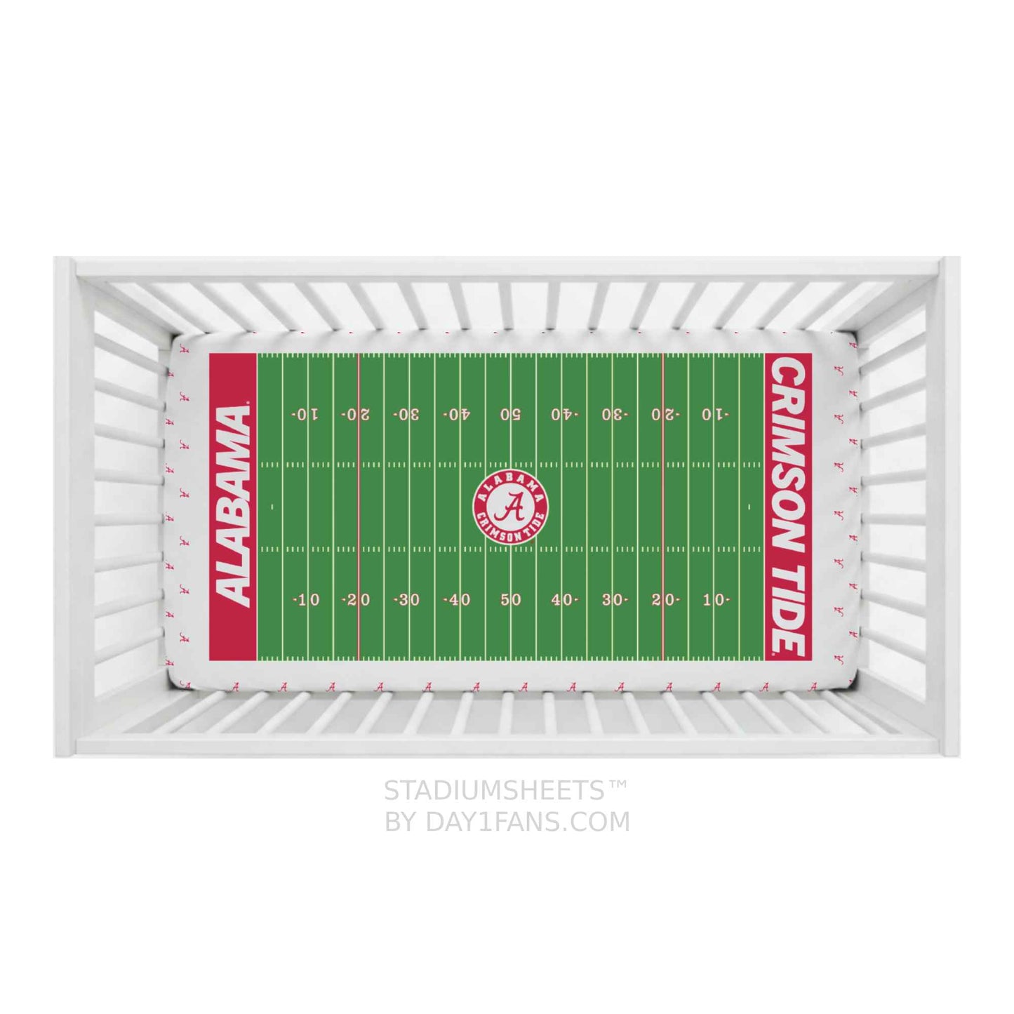 Alabama Crimson Tide StadiumSheets™ Crib Sheets