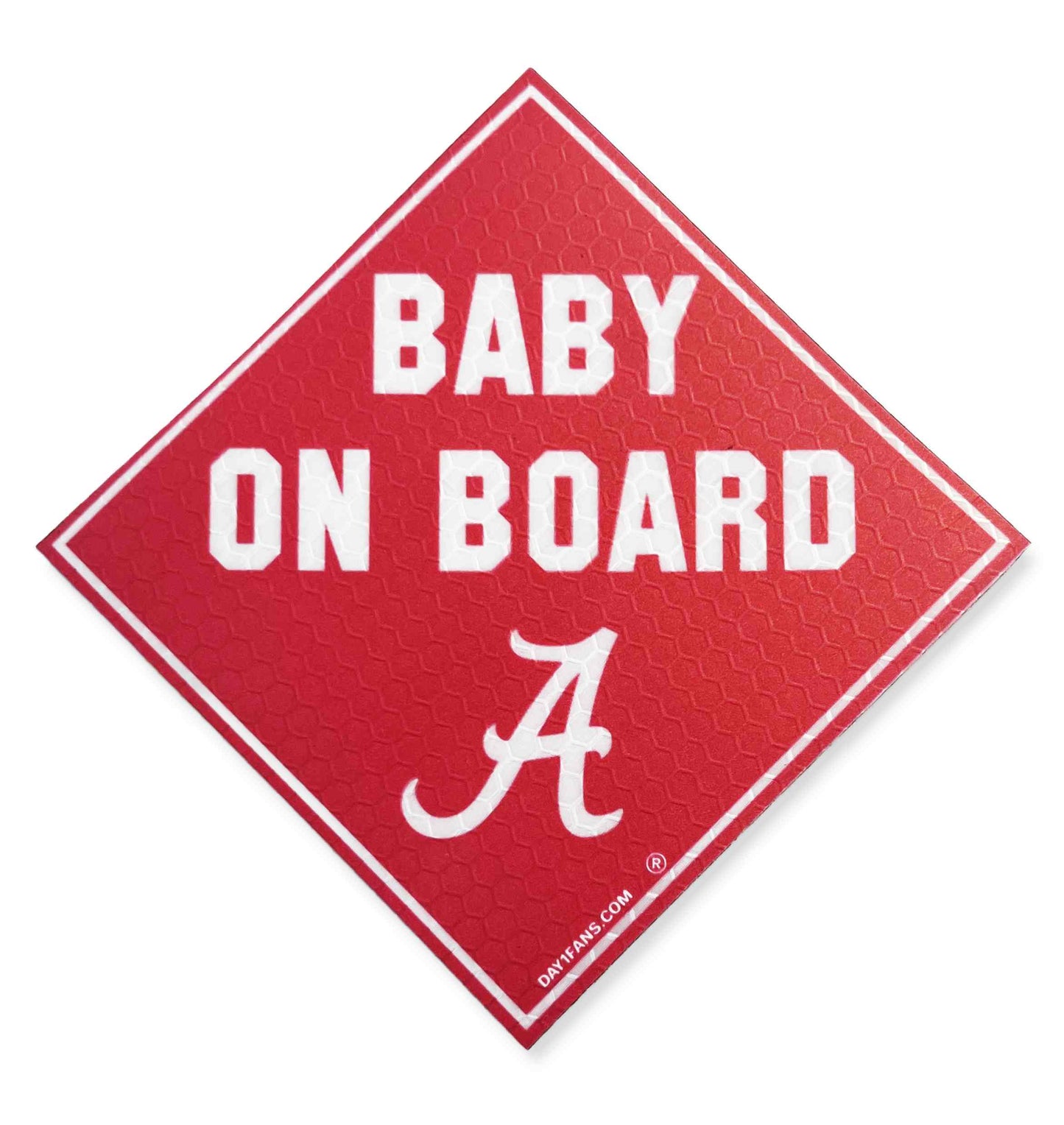 Alabama Roll Tide "BABY ON BOARD" Car Magnet