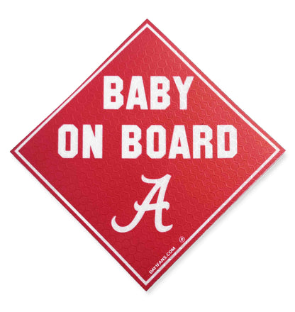 Alabama Roll Tide "BABY ON BOARD" Car Magnet