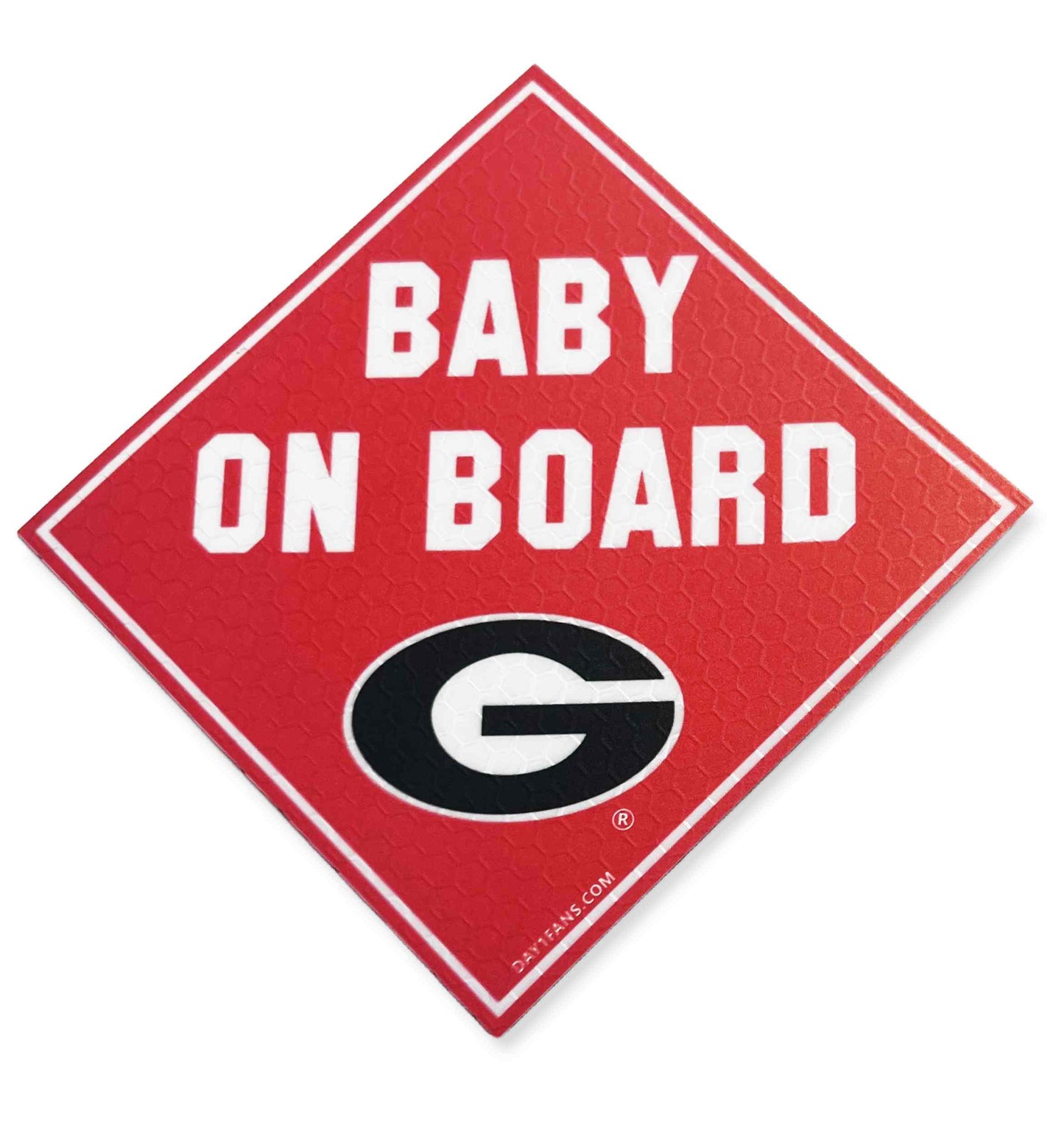 Georgia Bulldogs "BABY ON BOARD" Car Magnet