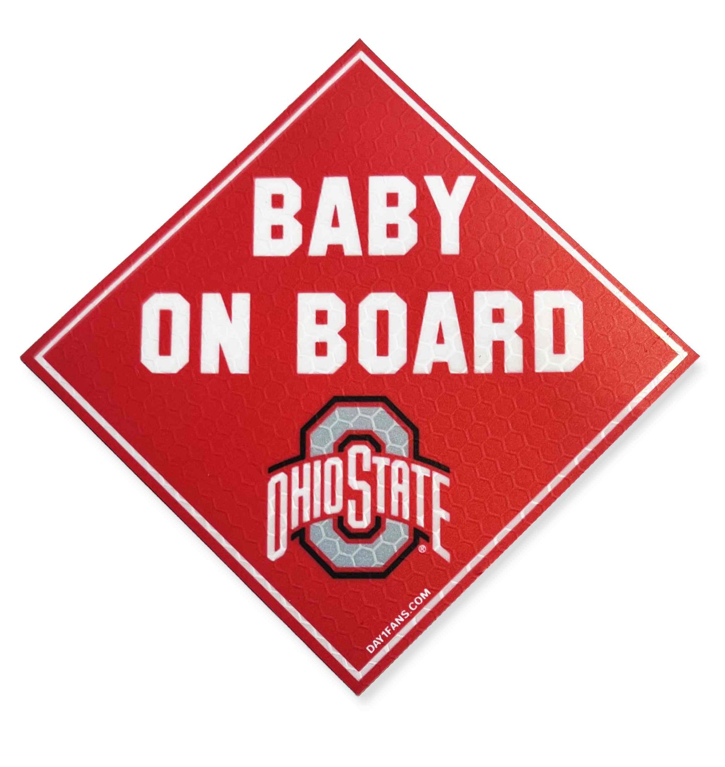 Ohio State Buckeyes "BABY ON BOARD" Car Magnet