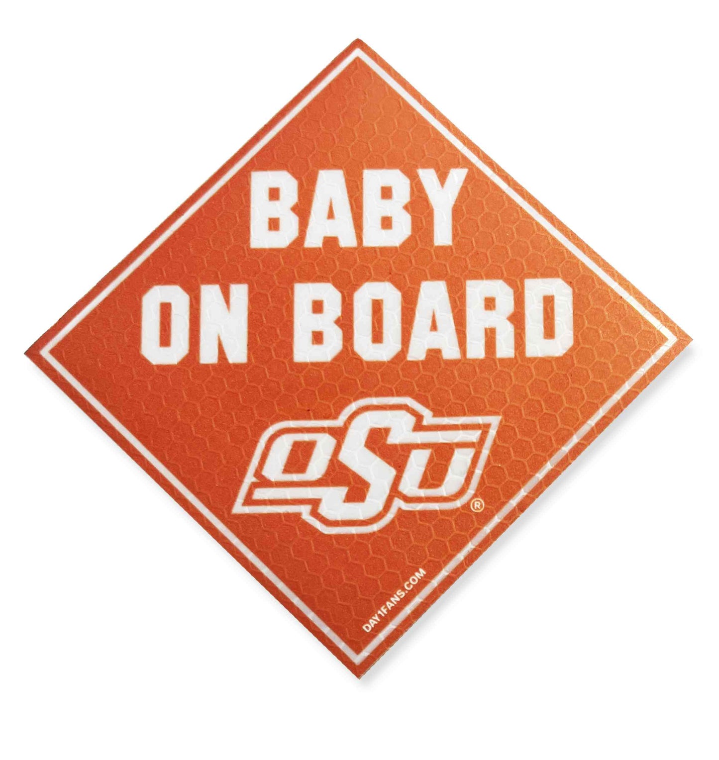 Oklahoma State Cowboys "BABY ON BOARD" Car Magnet