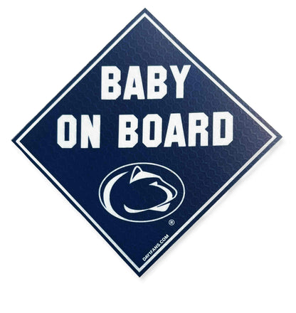 Penn State Nittany Lions "BABY ON BOARD" Car Magnet