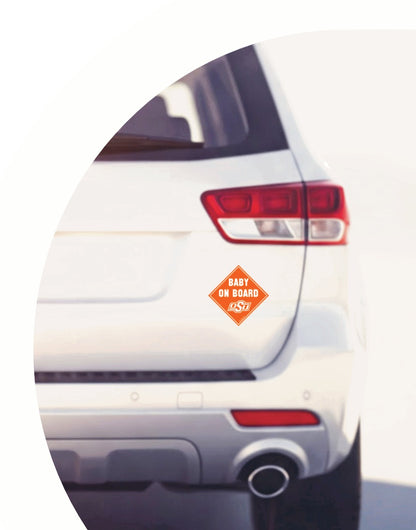 Oklahoma State Cowboys "BABY ON BOARD" Car Magnet