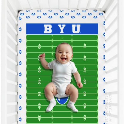 BYU Cougars StadiumSheets™ Crib Sheets