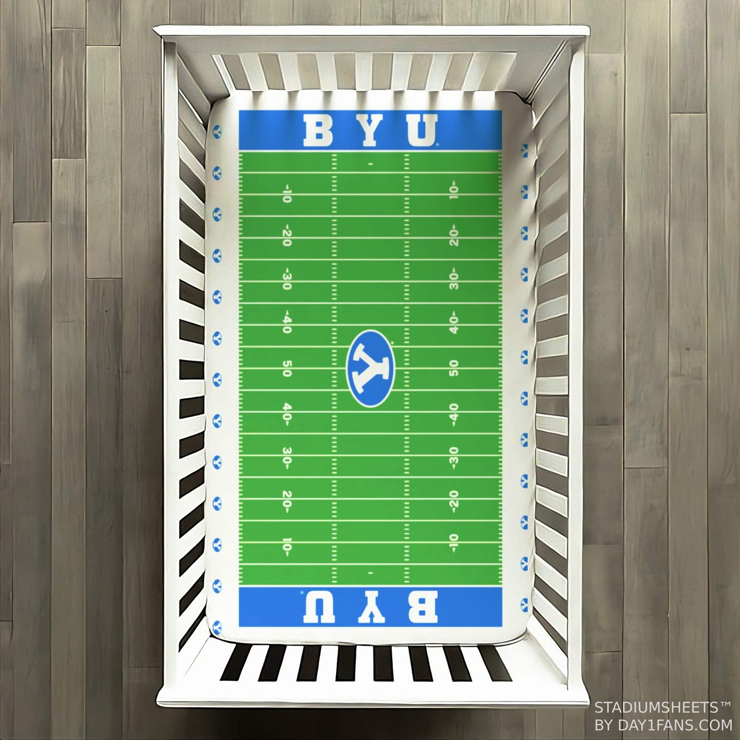 BYU Cougars StadiumSheets™ Crib Sheets