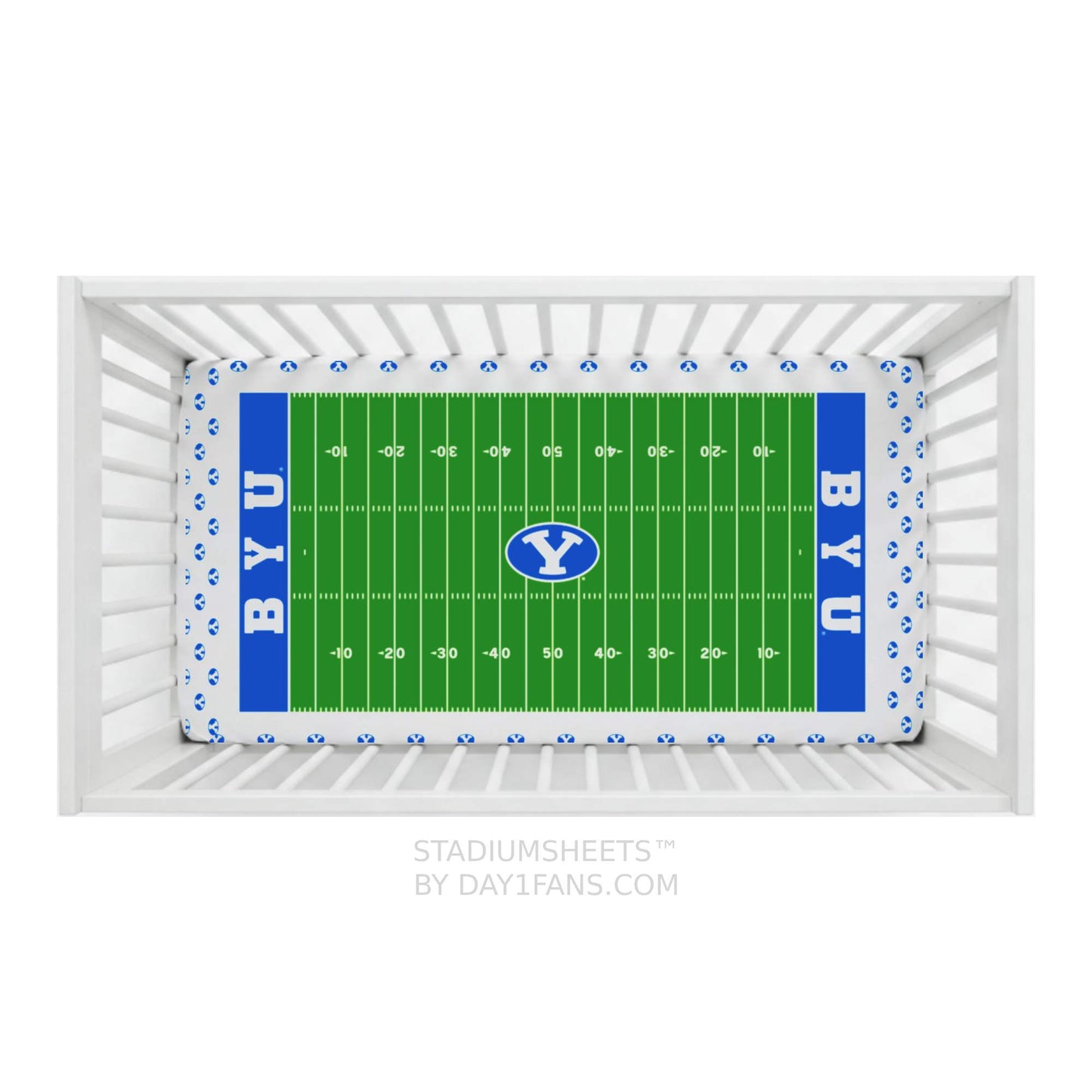 BYU Cougars StadiumSheets™ Crib Sheets