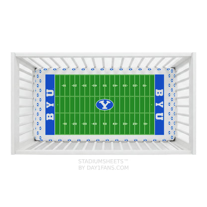 BYU Cougars StadiumSheets™ Crib Sheets