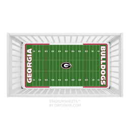 Georgia Bulldogs StadiumSheets™ Crib Sheets - image 1