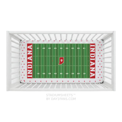 Indiana Hoosiers StadiumSheets™ Crib Sheets