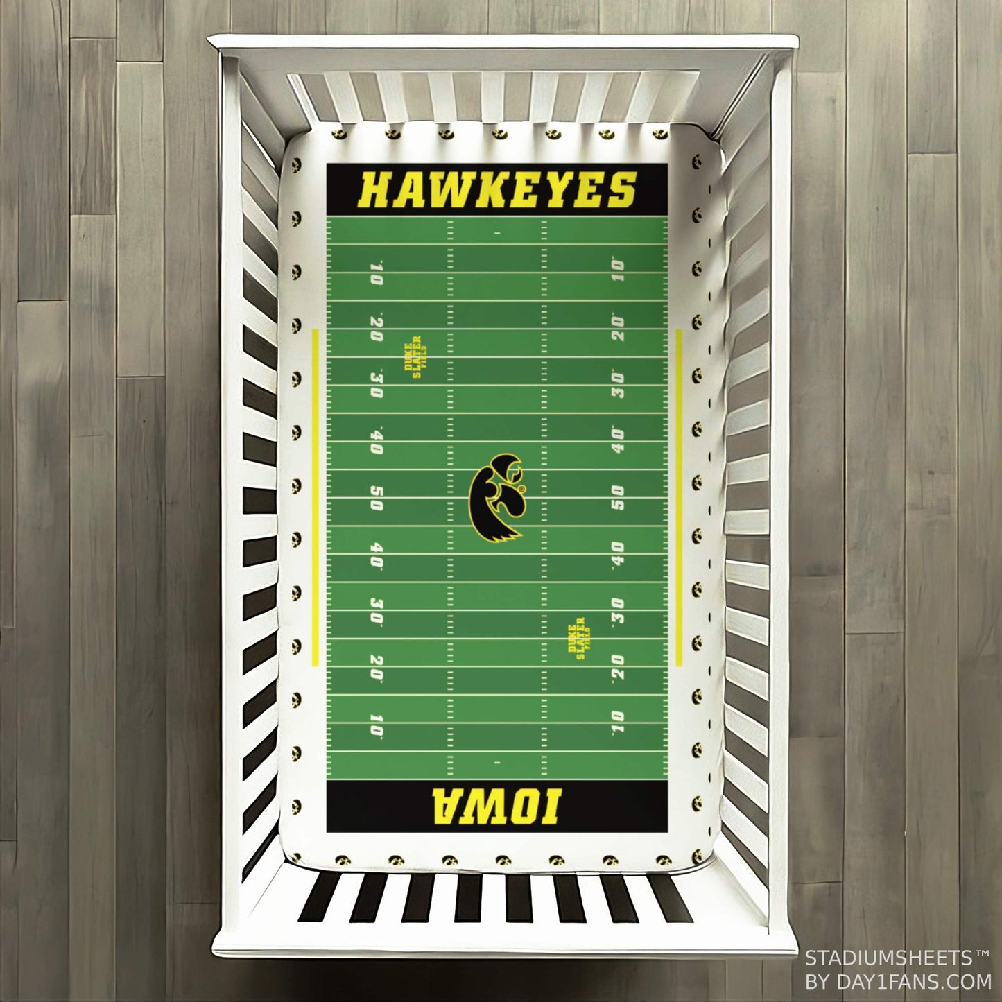 Iowa Hawkeyes StadiumSheets™ Crib Sheets