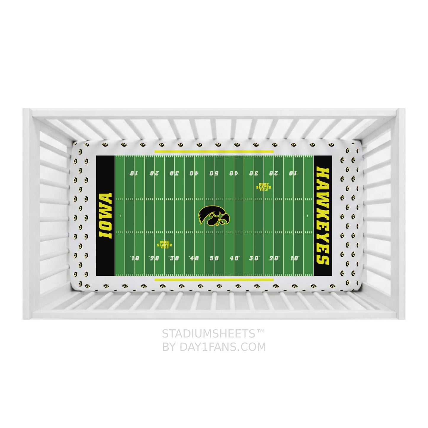 Iowa Hawkeyes StadiumSheets™ Crib Sheets