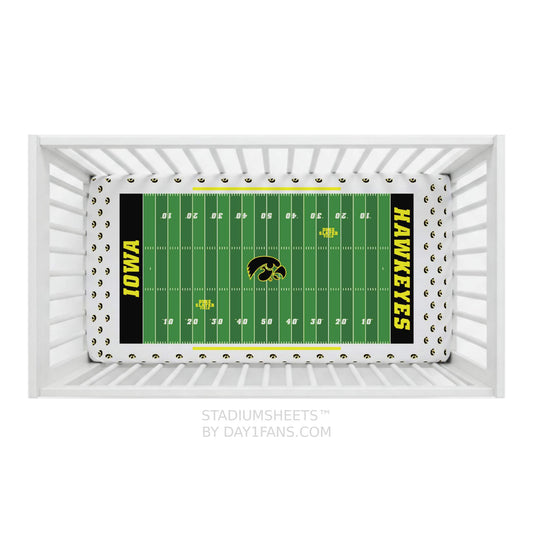 Iowa Hawkeyes StadiumSheets™ Crib Sheets