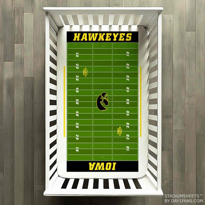 Iowa Hawkeyes StadiumSheets™ Crib Sheets