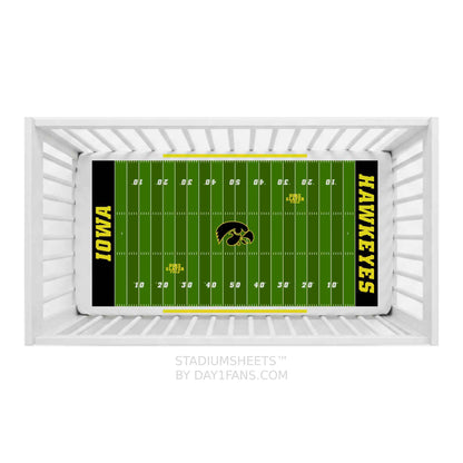 Iowa Hawkeyes StadiumSheets™ Crib Sheets