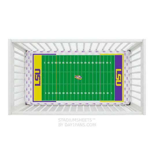 LSU Tigers StadiumSheets™ Crib Sheets