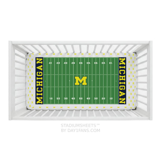 Michigan Wolverines StadiumSheets™ Crib Sheets