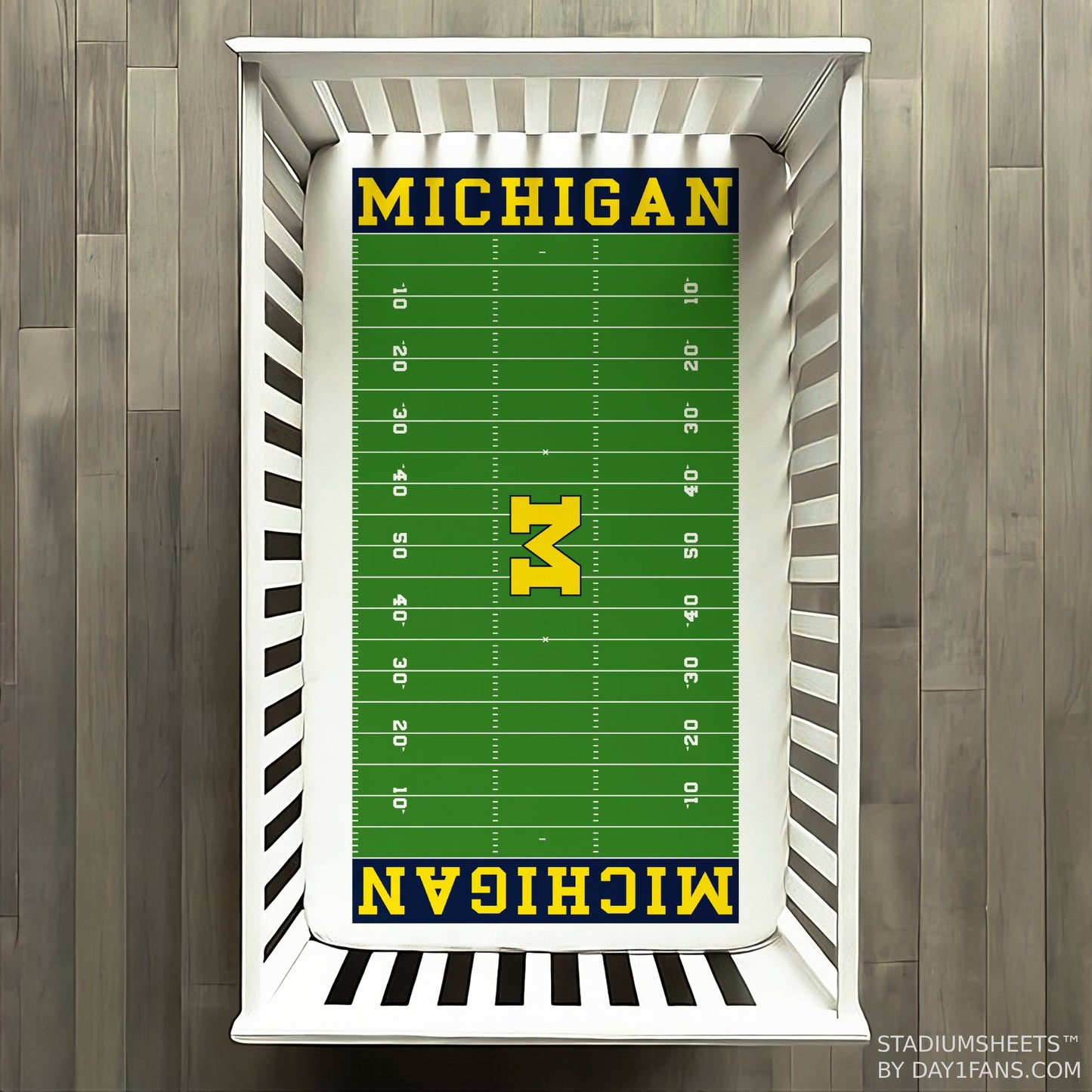 Michigan Wolverines StadiumSheets™ Crib Sheets