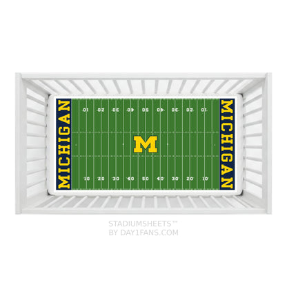 Michigan Wolverines StadiumSheets™ Crib Sheets