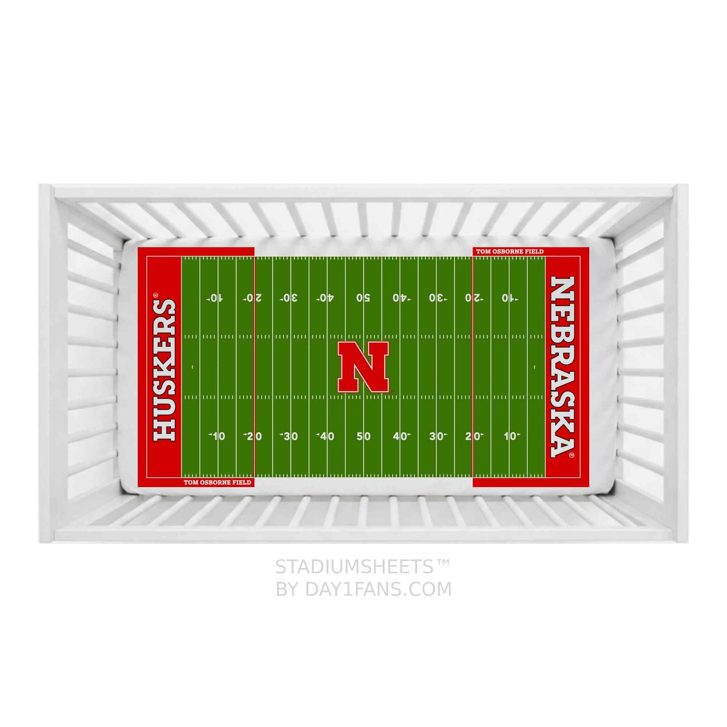 Nebraska Cornhuskers StadiumSheets™ Crib Sheets