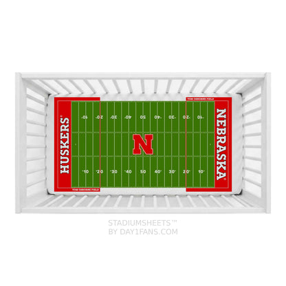 Nebraska Cornhuskers StadiumSheets™ Crib Sheets
