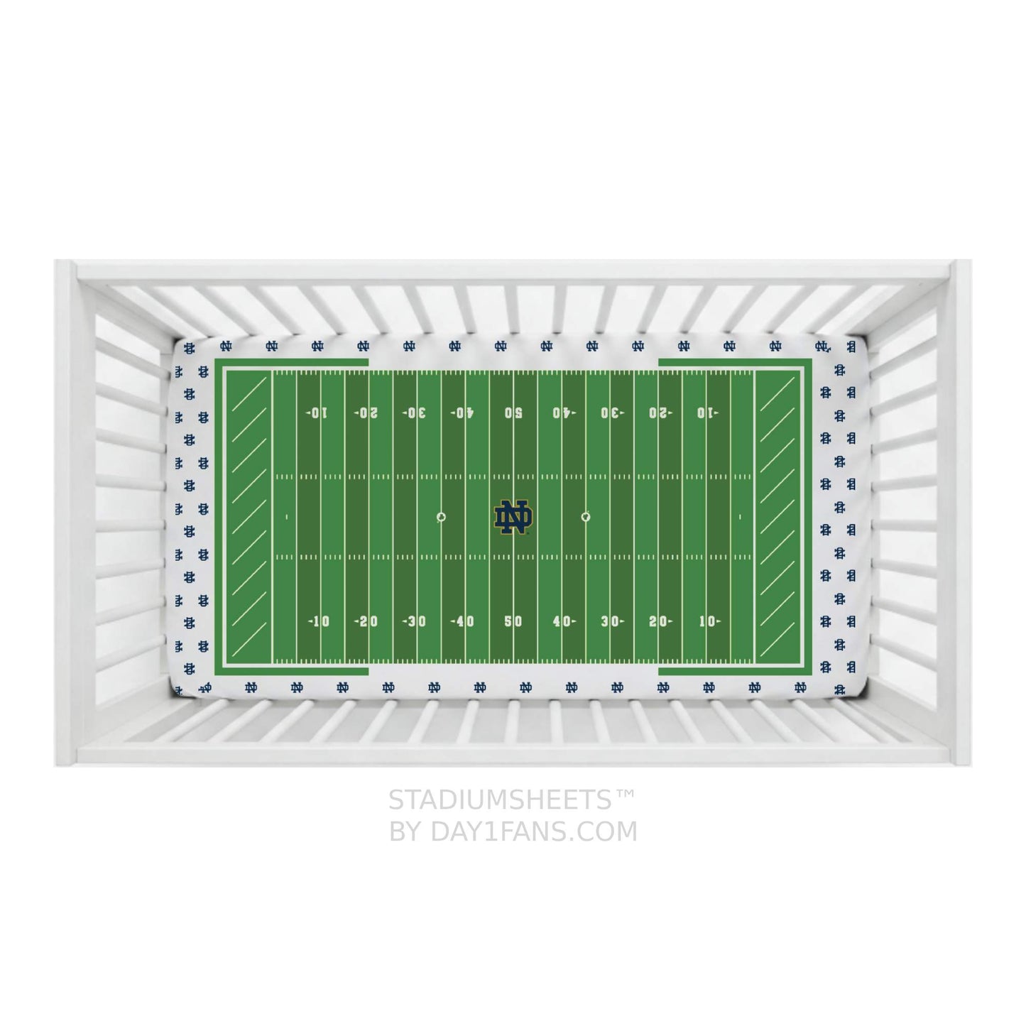 Notre Dame Fighting Irish StadiumSheets™ Crib Sheets