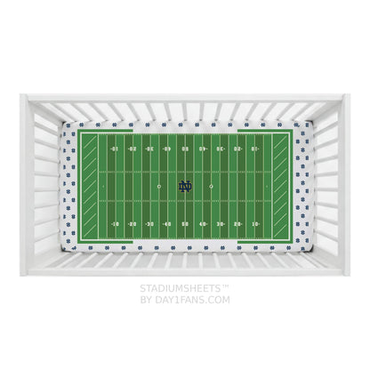 Notre Dame Fighting Irish StadiumSheets™ Crib Sheets
