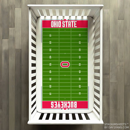 Ohio State Buckeyes StadiumSheets™ Crib Sheets