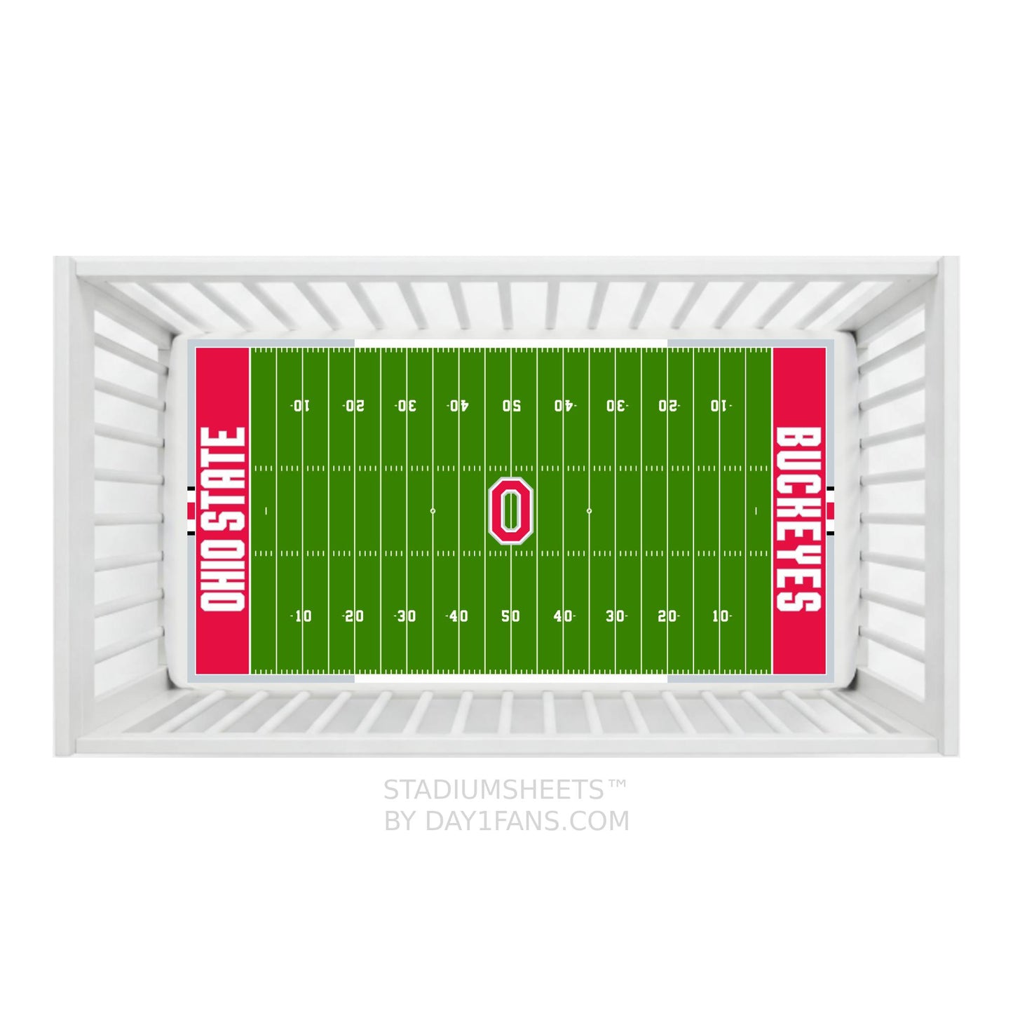 Ohio State Buckeyes StadiumSheets™ Crib Sheets