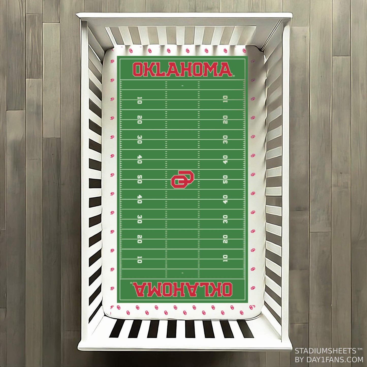 Oklahoma Sooners StadiumSheets™ Crib Sheets