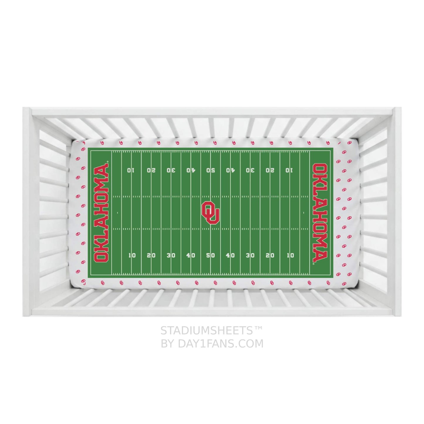Oklahoma Sooners StadiumSheets™ Crib Sheets