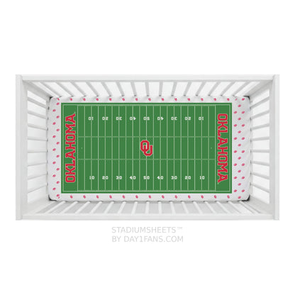 Oklahoma Sooners StadiumSheets™ Crib Sheets