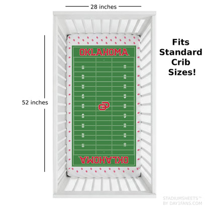 Oklahoma Sooners StadiumSheets™ Crib Sheets