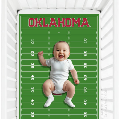 Oklahoma Sooners StadiumSheets™ Crib Sheets