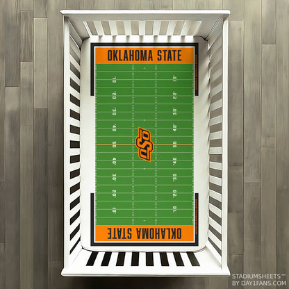 Oklahoma State Cowboys StadiumSheets™ Crib Sheets